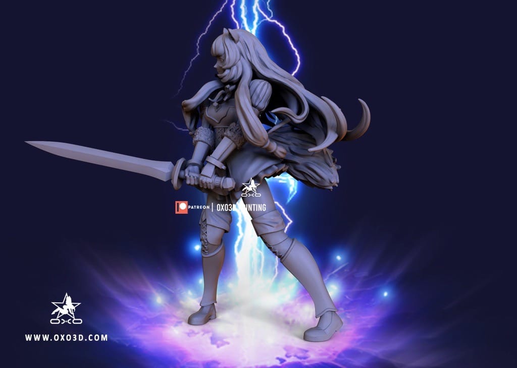 P站图纸印象馆 OXO3D 盾牌英雄的崛起 拉斐塔利亚 OXO3D 盾牌英雄的崛起 拉斐塔利亚