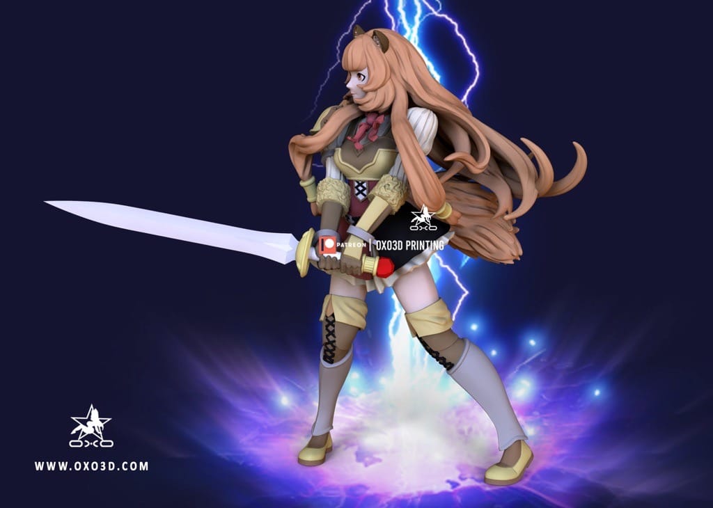 P站图纸印象馆 OXO3D 盾牌英雄的崛起 拉斐塔利亚 OXO3D 盾牌英雄的崛起 拉斐塔利亚