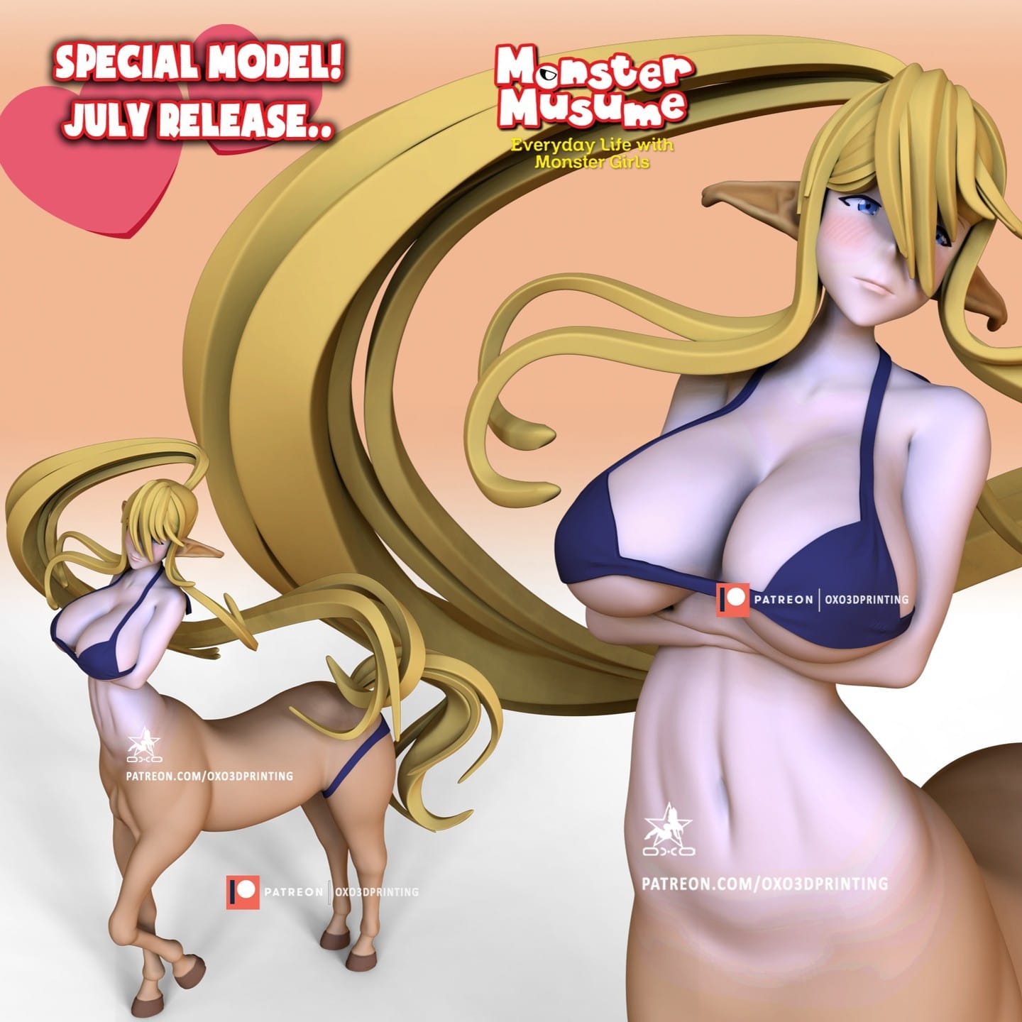 P站图纸印象馆 OXO3D 魔物娘的相伴日常 赛尔特蕾娅 OXO3D 魔物娘的相伴日常 赛尔特蕾娅