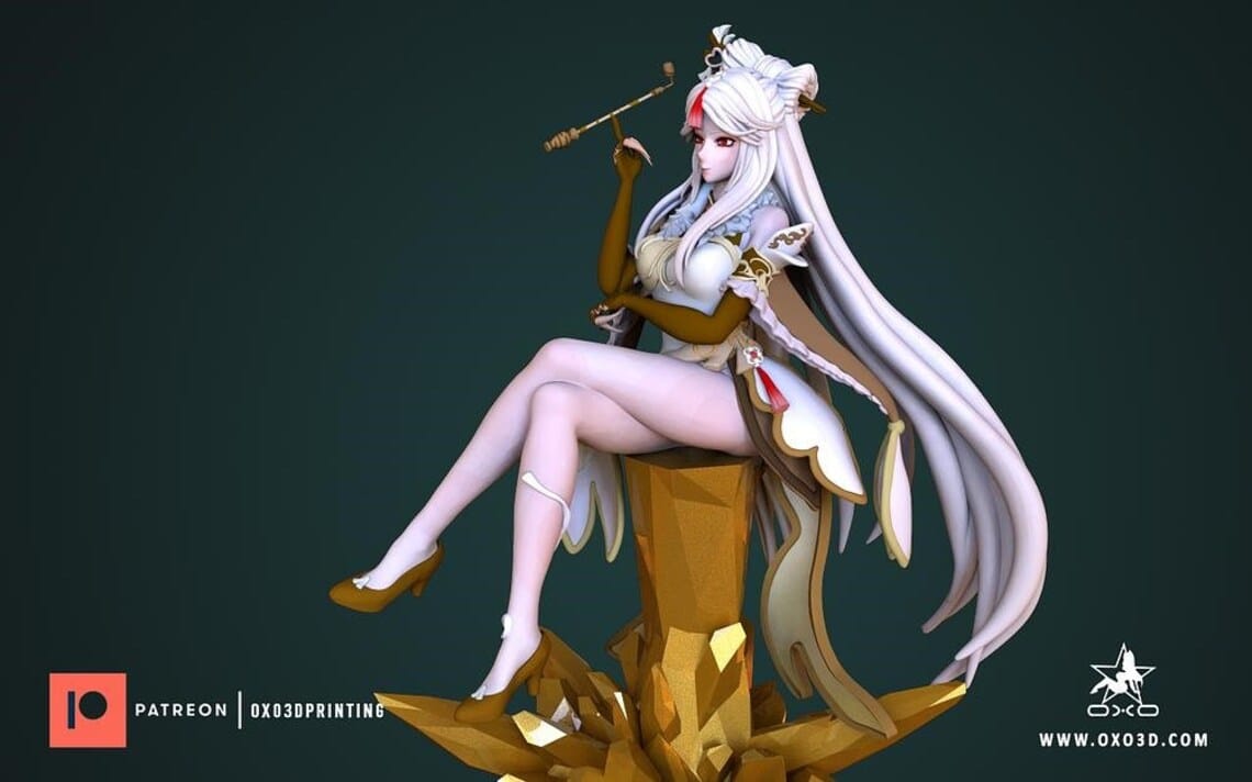 P站图纸印象馆 OXO3D 原神 凝光 OXO3D 原神 凝光