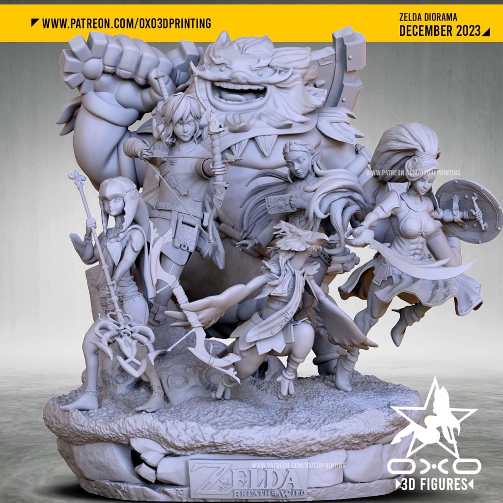 P站图纸印象馆 OXO3D 塞尔达传说 OXO3D 塞尔达传说