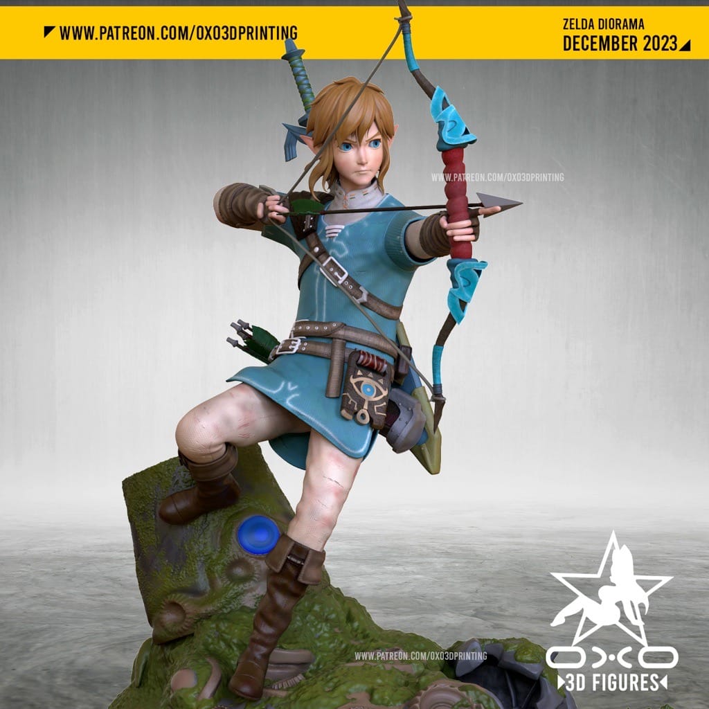 P站图纸印象馆 OXO3D 塞尔达传说 OXO3D 塞尔达传说