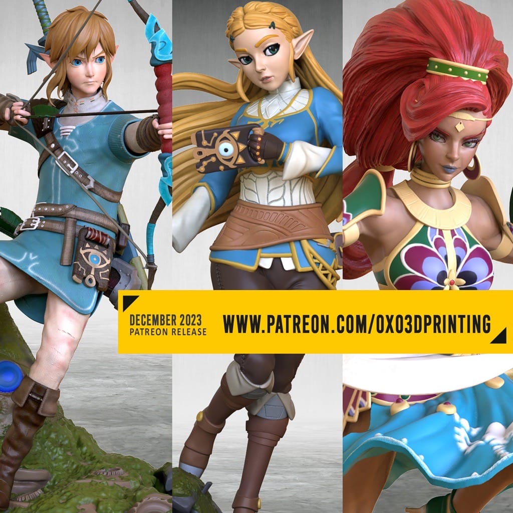 P站图纸印象馆 OXO3D 塞尔达传说 OXO3D 塞尔达传说
