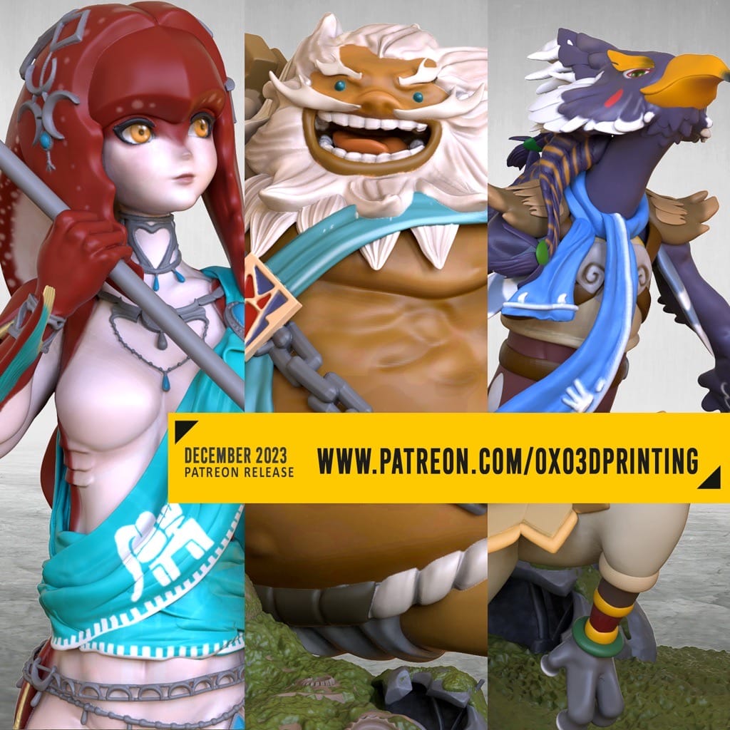 P站图纸印象馆 OXO3D 塞尔达传说 OXO3D 塞尔达传说