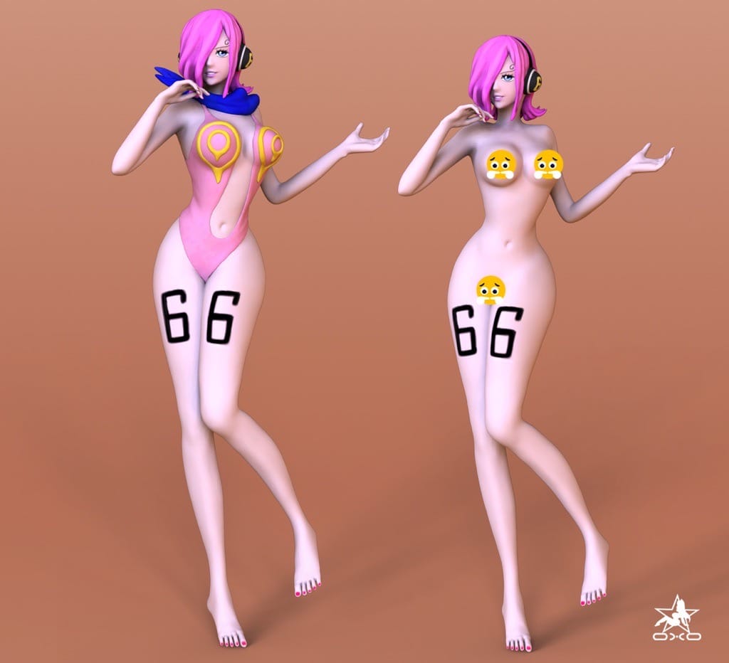 P站图纸印象馆 OXO3D 海贼王 文斯莫克·蕾玖 OXO3D 海贼王 文斯莫克·蕾玖