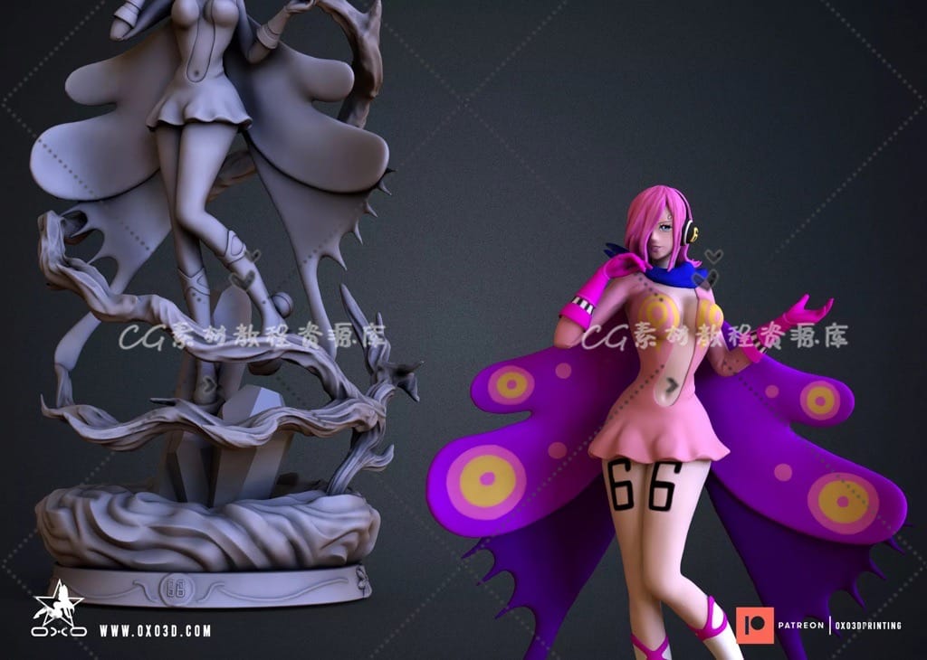 P站图纸印象馆 OXO3D 海贼王 文斯莫克·蕾玖 OXO3D 海贼王 文斯莫克·蕾玖