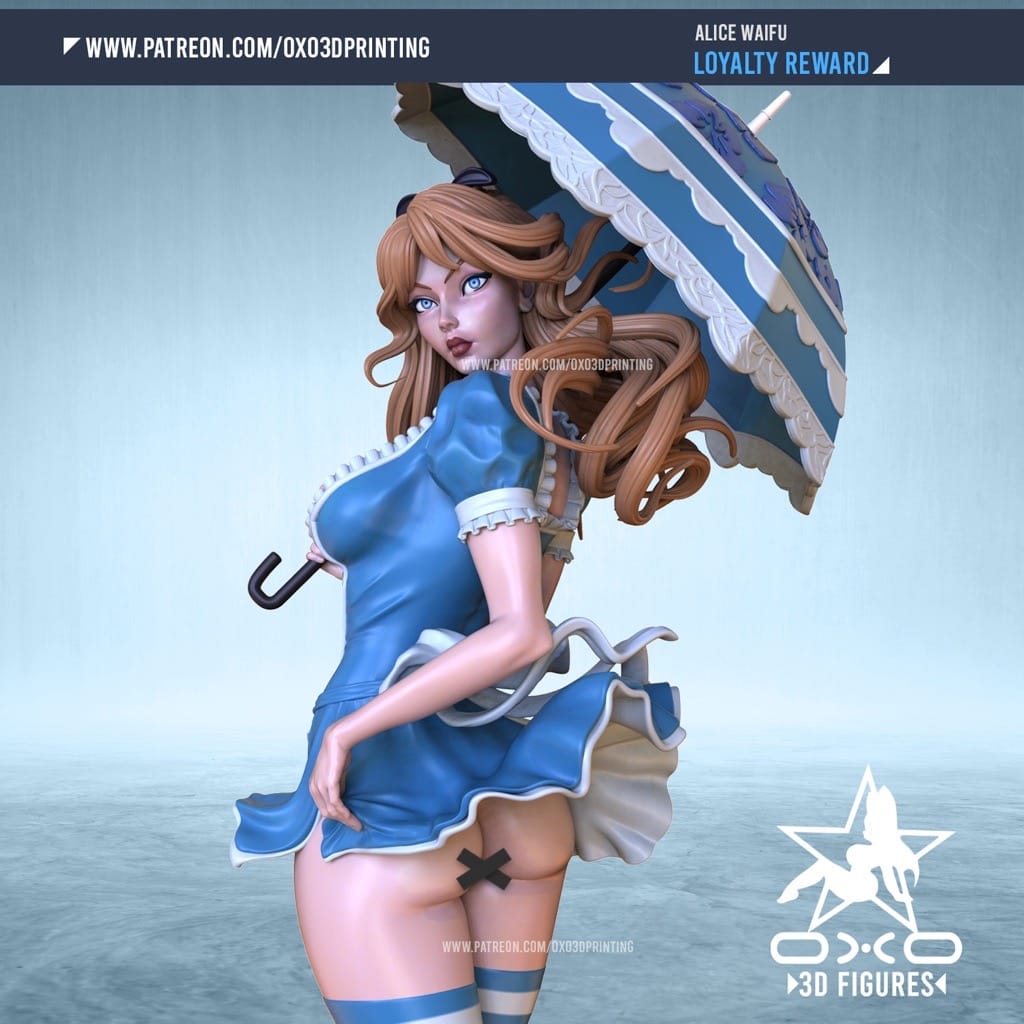 P站图纸印象馆 OXO3D 爱丽丝梦游仙境 OXO3D 爱丽丝梦游仙境