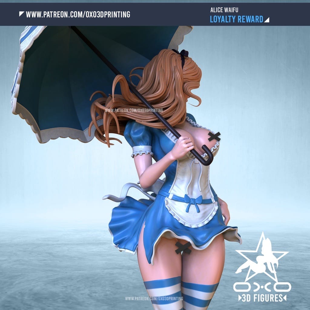 P站图纸印象馆 OXO3D 爱丽丝梦游仙境 OXO3D 爱丽丝梦游仙境