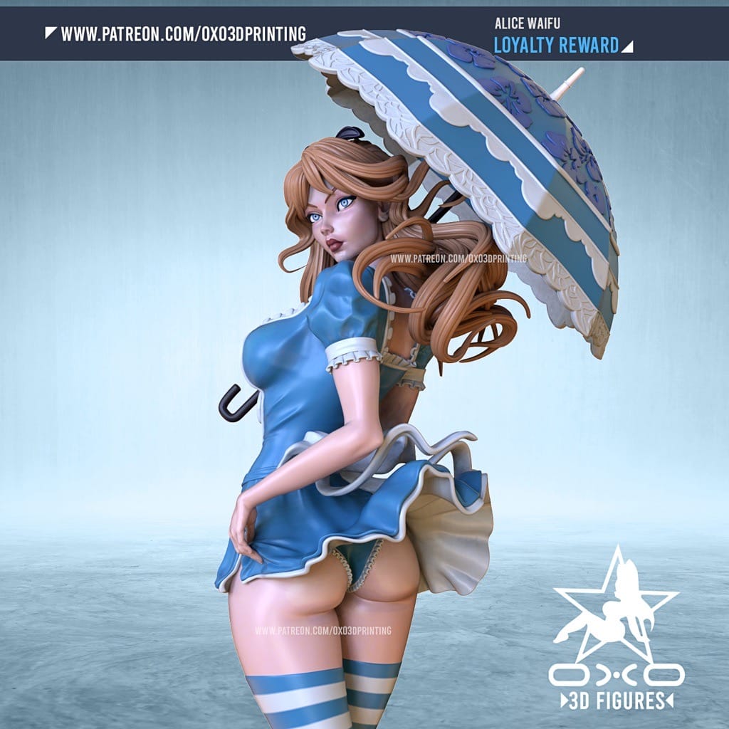 P站图纸印象馆 OXO3D 爱丽丝梦游仙境 OXO3D 爱丽丝梦游仙境