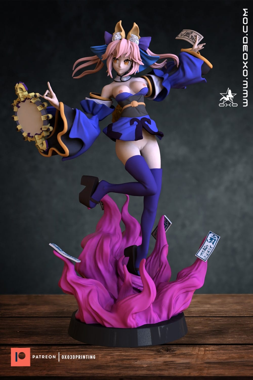 P站图纸印象馆 OXO3D 命运冠位指定 玉藻前 OXO3D 命运冠位指定 玉藻前