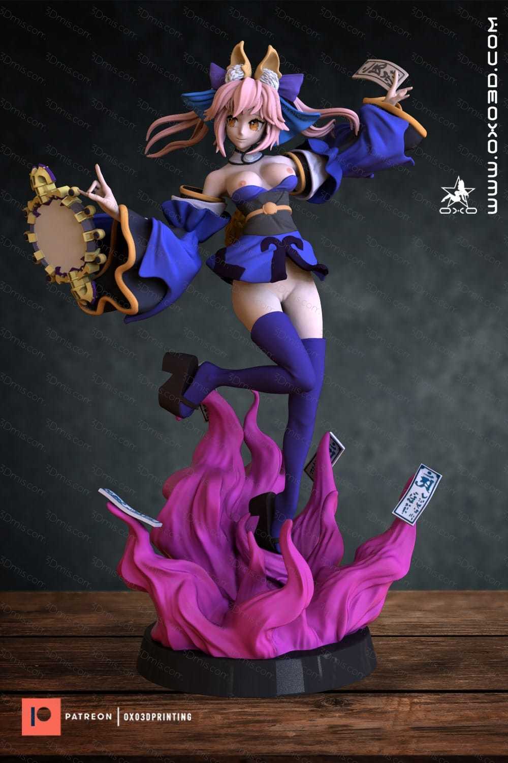 P站图纸印象馆 OXO3D 命运冠位指定 玉藻前 OXO3D 命运冠位指定 玉藻前