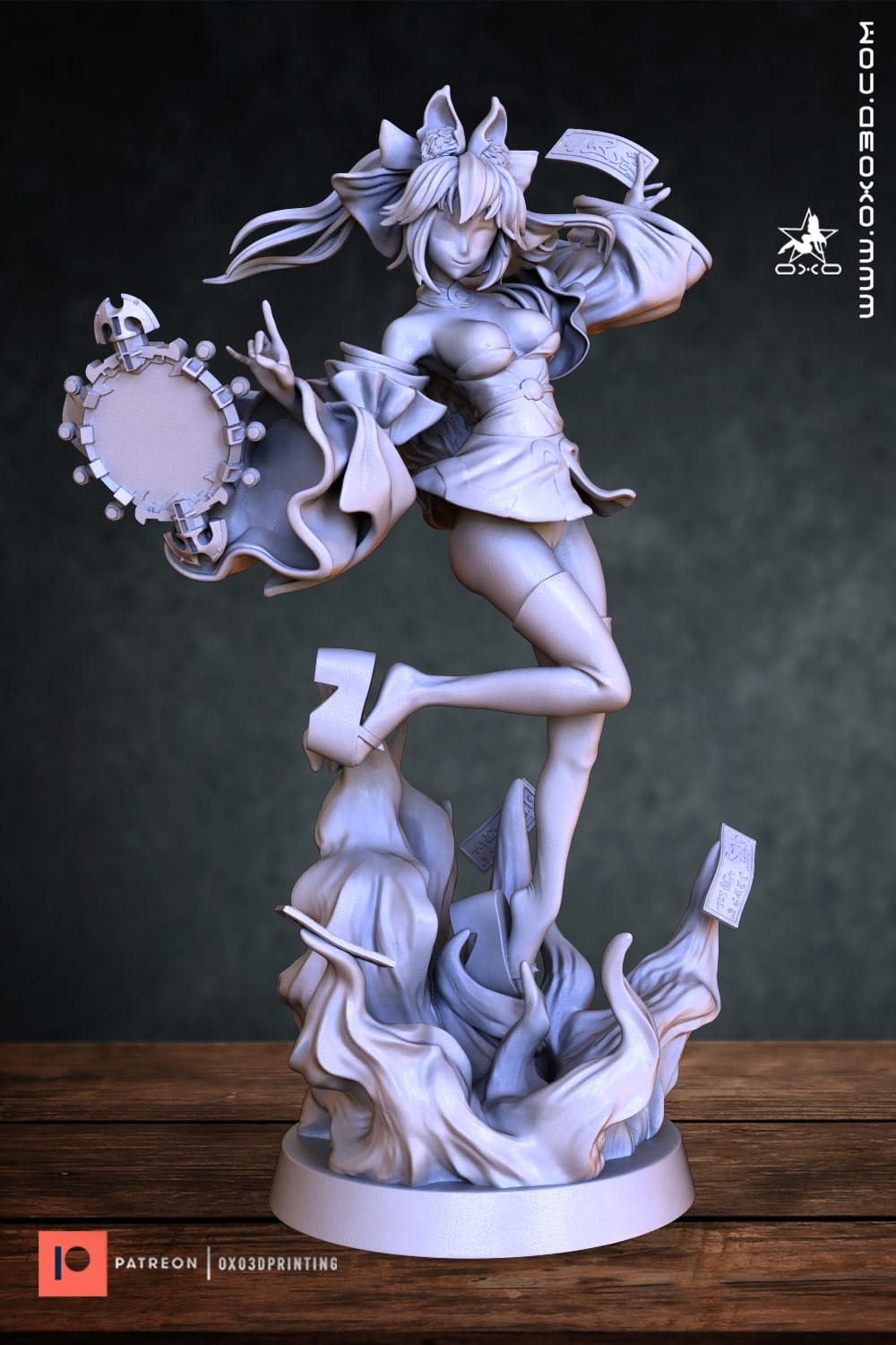 P站图纸印象馆 OXO3D 命运冠位指定 玉藻前 OXO3D 命运冠位指定 玉藻前