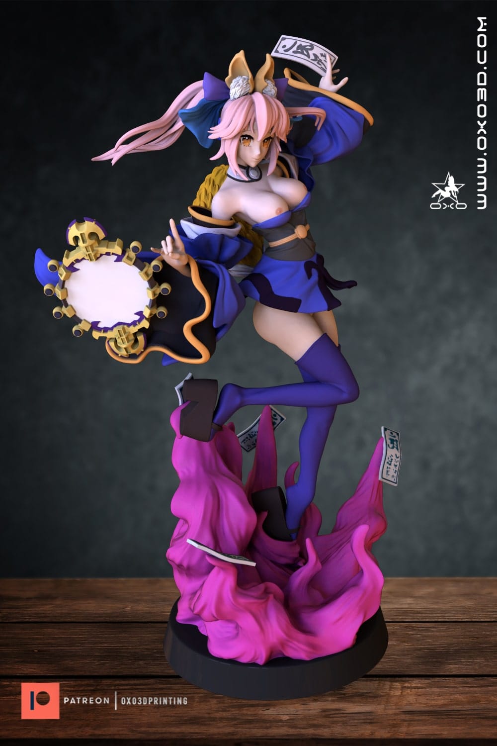 P站图纸印象馆 OXO3D 命运冠位指定 玉藻前 OXO3D 命运冠位指定 玉藻前