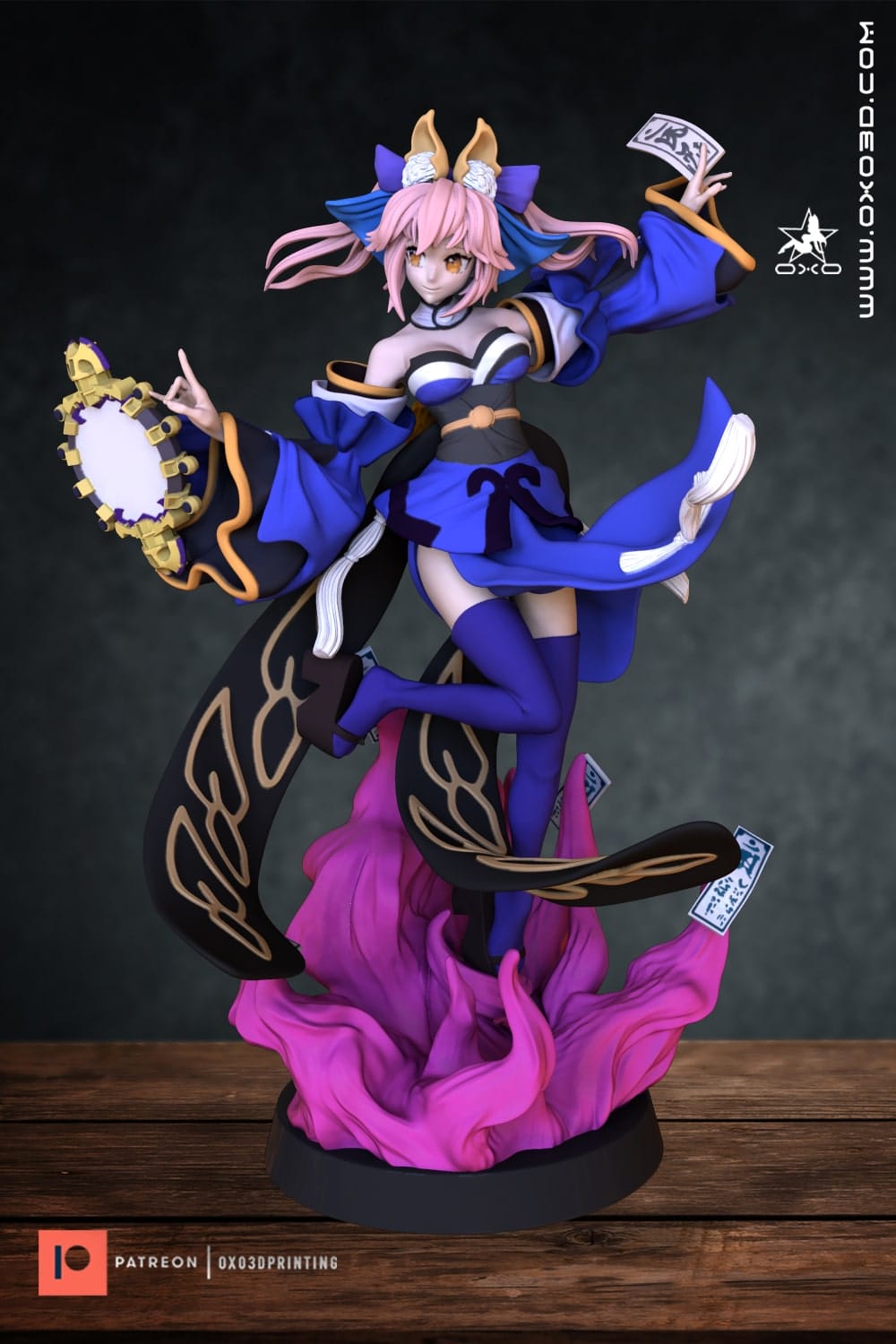 P站图纸印象馆 OXO3D 命运冠位指定 玉藻前 OXO3D 命运冠位指定 玉藻前