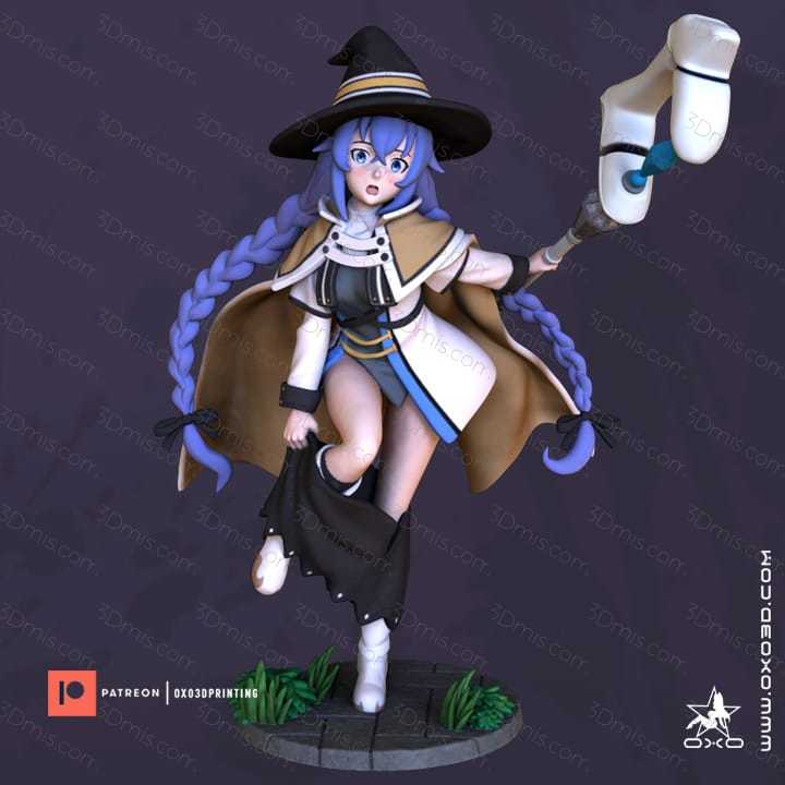 P站图纸印象馆 OXO3D 无职转生 洛琪希 OXO3D 无职转生 洛琪希