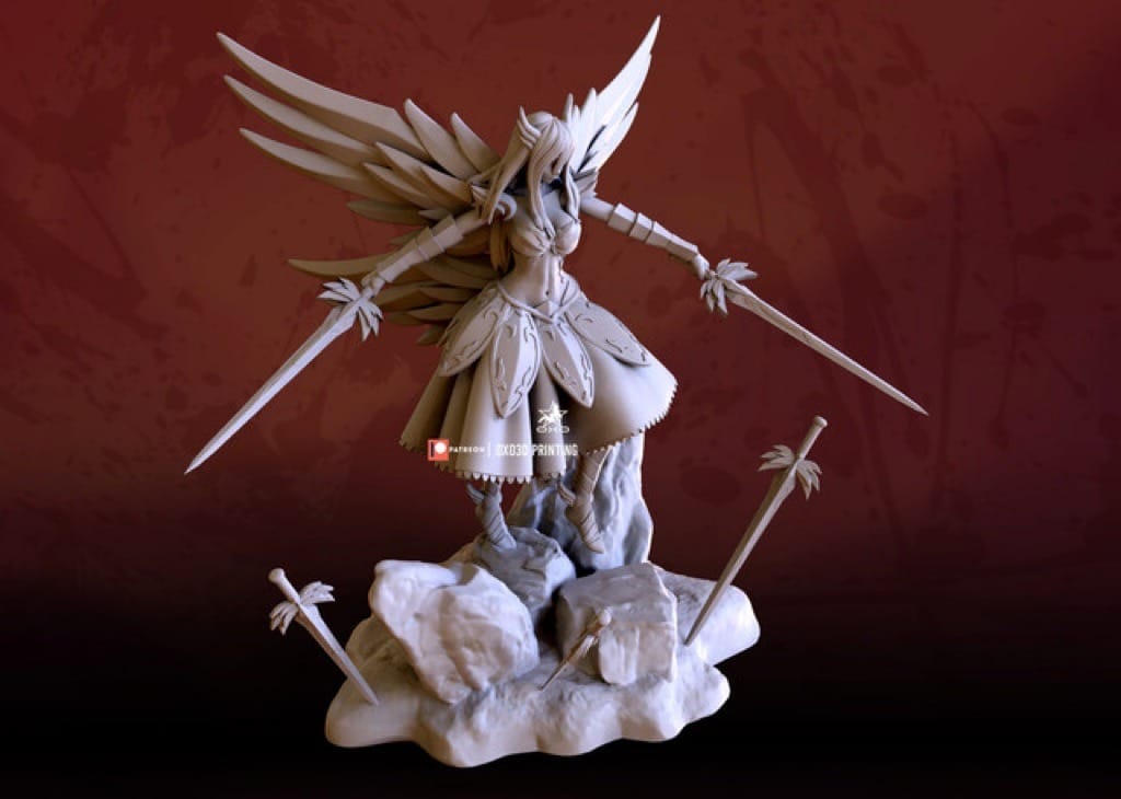 P站图纸印象馆 OXO3D 妖精的尾巴 艾露莎·舒卡勒托 OXO3D 妖精的尾巴 艾露莎·舒卡勒托