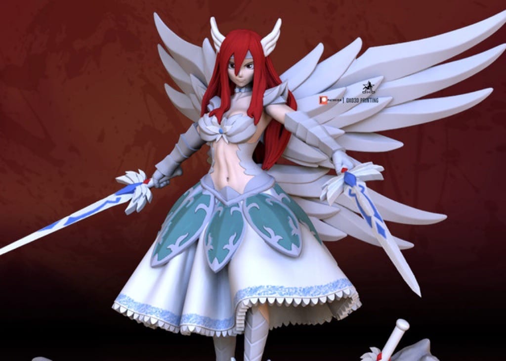 P站图纸印象馆 OXO3D 妖精的尾巴 艾露莎·舒卡勒托 OXO3D 妖精的尾巴 艾露莎·舒卡勒托