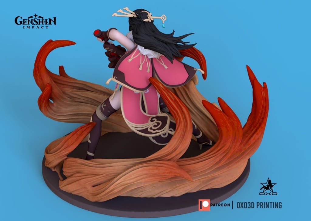 P站图纸印象馆 OXO3D 原神 北斗 OXO3D 原神 北斗