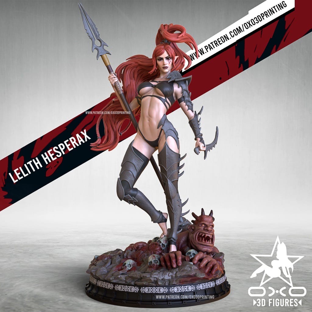 P站图纸印象馆 OXO3D 战锤40K 夜之女帝:莱利斯·赫斯佩拉 OXO3D 战锤40K 夜之女帝:莱利斯·赫斯佩拉
