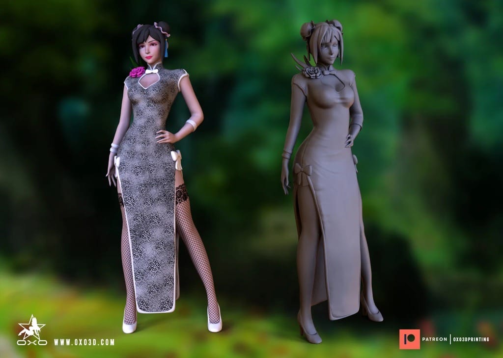 P站图纸印象馆 OXO3D 最终幻想 蒂法·洛克哈特 OXO3D 最终幻想 蒂法·洛克哈特