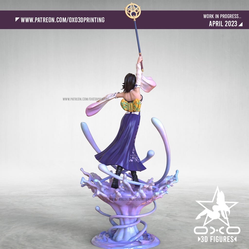 P站图纸印象馆 OXO3D 最终幻想 尤娜 OXO3D 最终幻想 尤娜