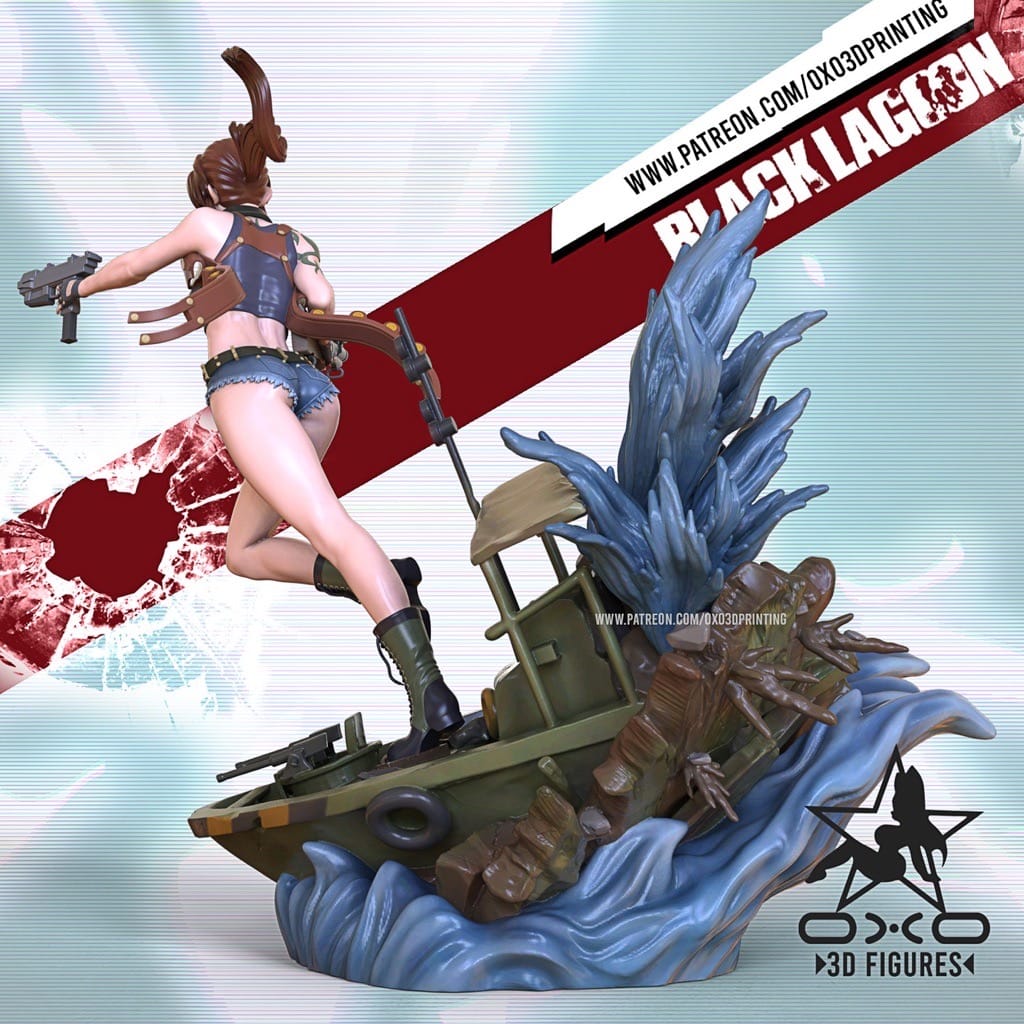 P站图纸印象馆 OXO3D 黑礁 莱薇 OXO3D 黑礁 莱薇