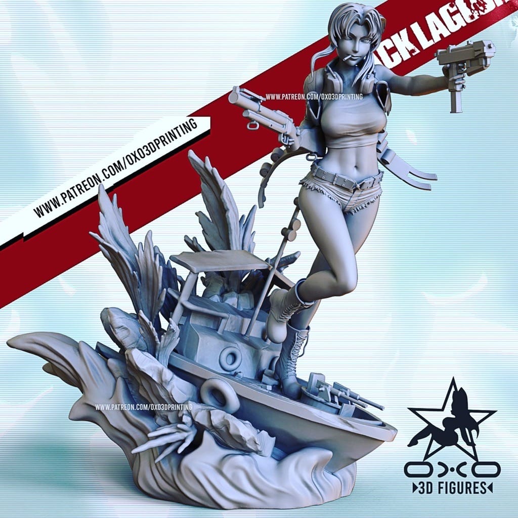 P站图纸印象馆 OXO3D 黑礁 莱薇 OXO3D 黑礁 莱薇