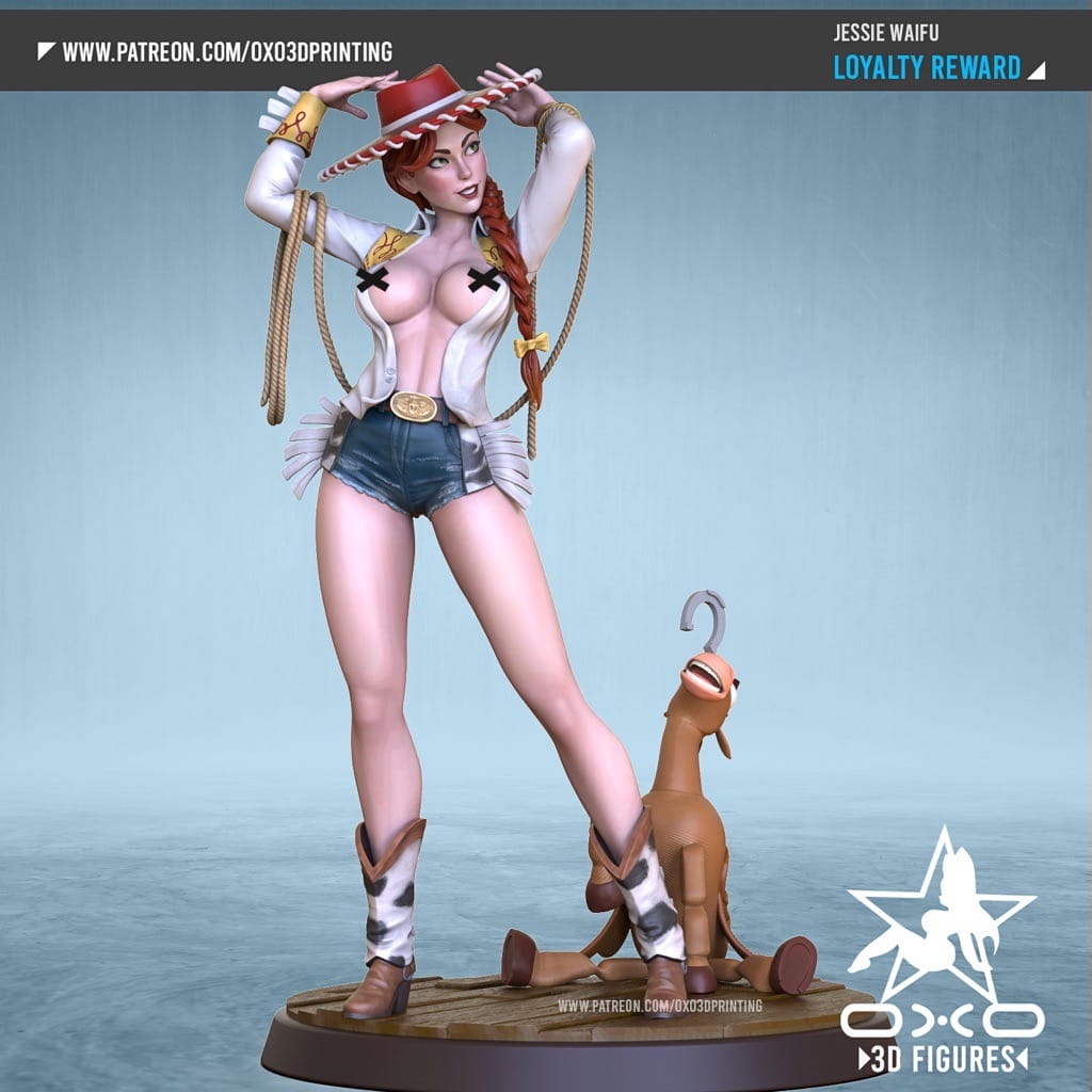 P站图纸印象馆 OXO3D 玩具总动员 翠丝 OXO3D 玩具总动员 翠丝