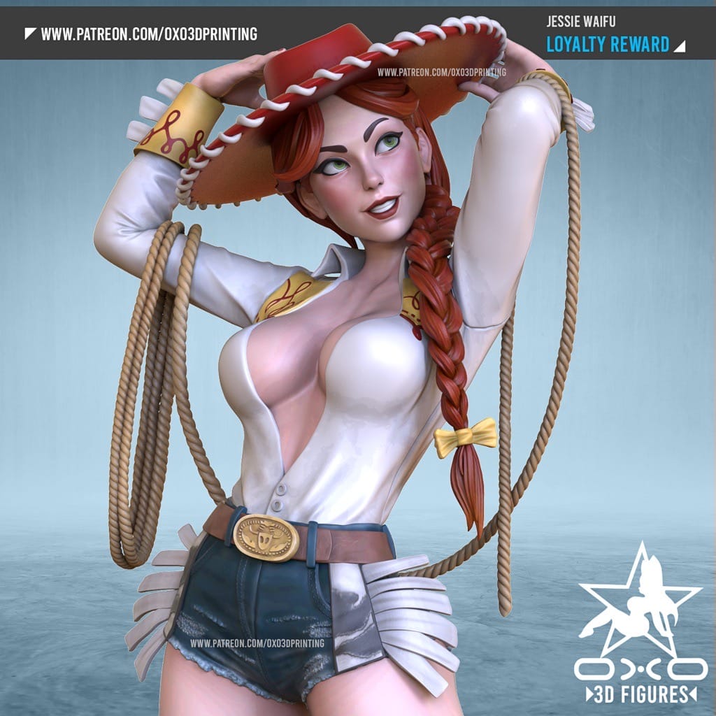 P站图纸印象馆 OXO3D 玩具总动员 翠丝 OXO3D 玩具总动员 翠丝