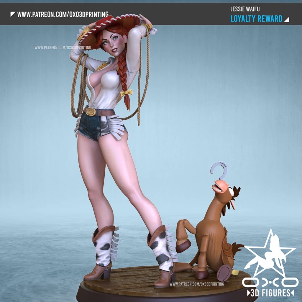 P站图纸印象馆 OXO3D 玩具总动员 翠丝 OXO3D 玩具总动员 翠丝