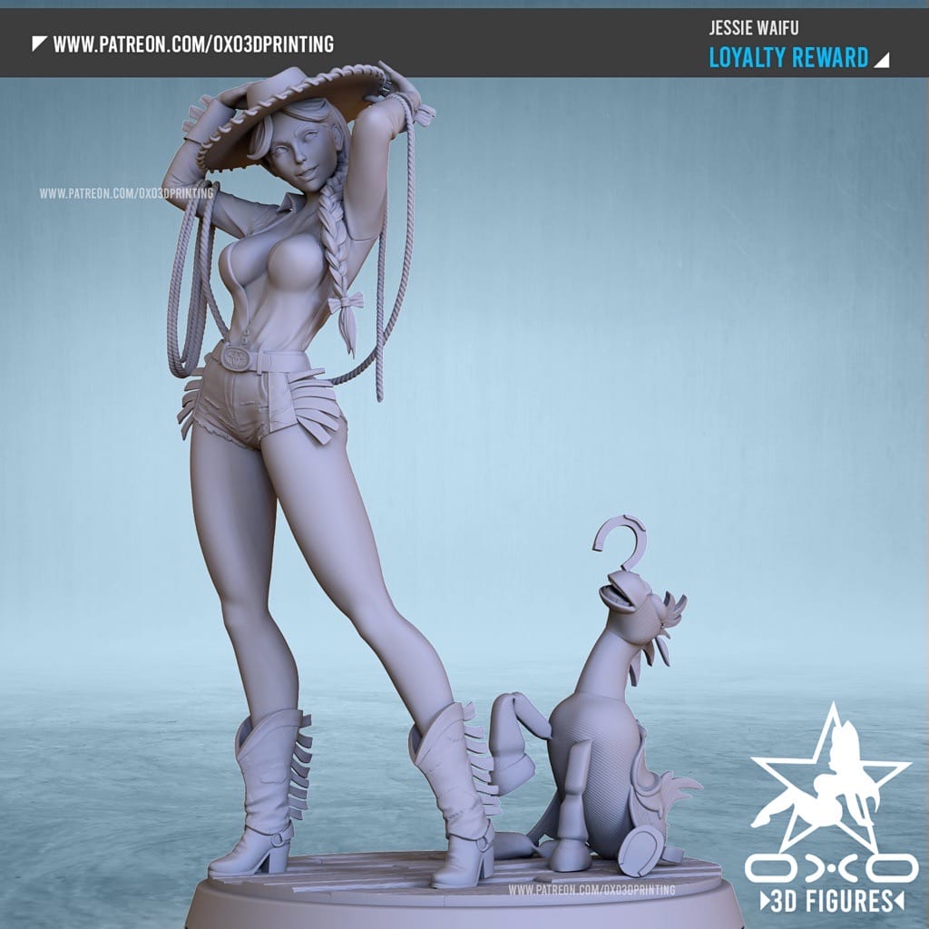 P站图纸印象馆 OXO3D 玩具总动员 翠丝 OXO3D 玩具总动员 翠丝