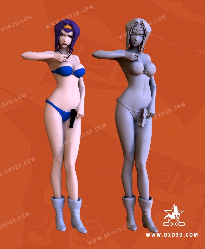 P站图纸印象馆 OXO3D 星际牛仔 菲·瓦伦坦 OXO3D 星际牛仔 菲·瓦伦坦