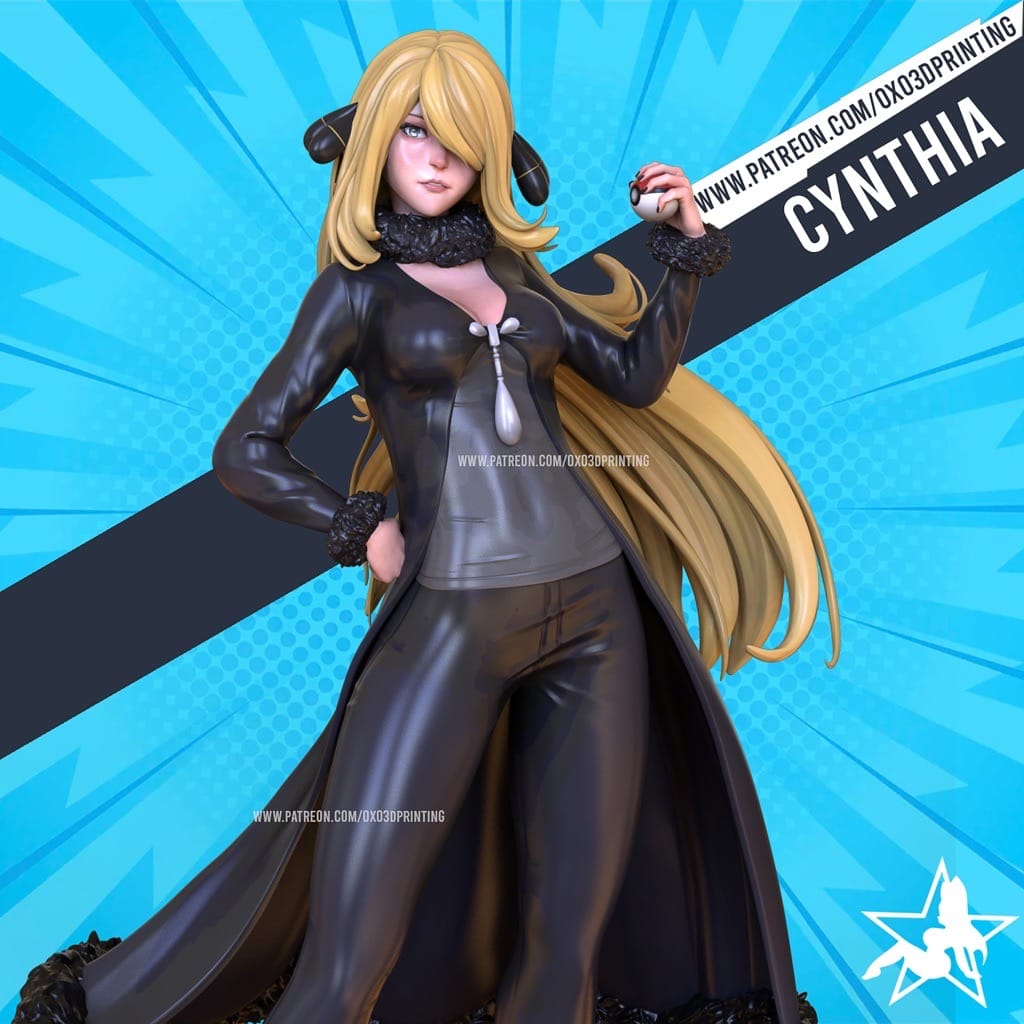 P站图纸印象馆 OXO3D 精灵宝可梦 竹兰和圆陆鲨 OXO3D 精灵宝可梦 竹兰和圆陆鲨