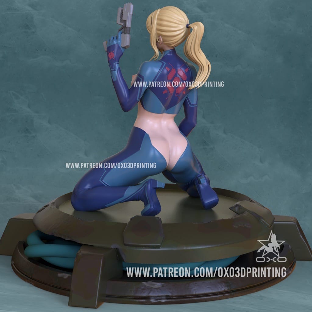 P站图纸印象馆 OXO3D 银河战士 零装甲萨姆斯 OXO3D 银河战士 零装甲萨姆斯