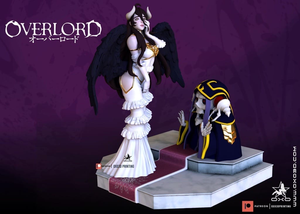 P站图纸印象馆 OXO3D 纳萨力克之王 雅儿贝德 OXO3D 纳萨力克之王 雅儿贝德