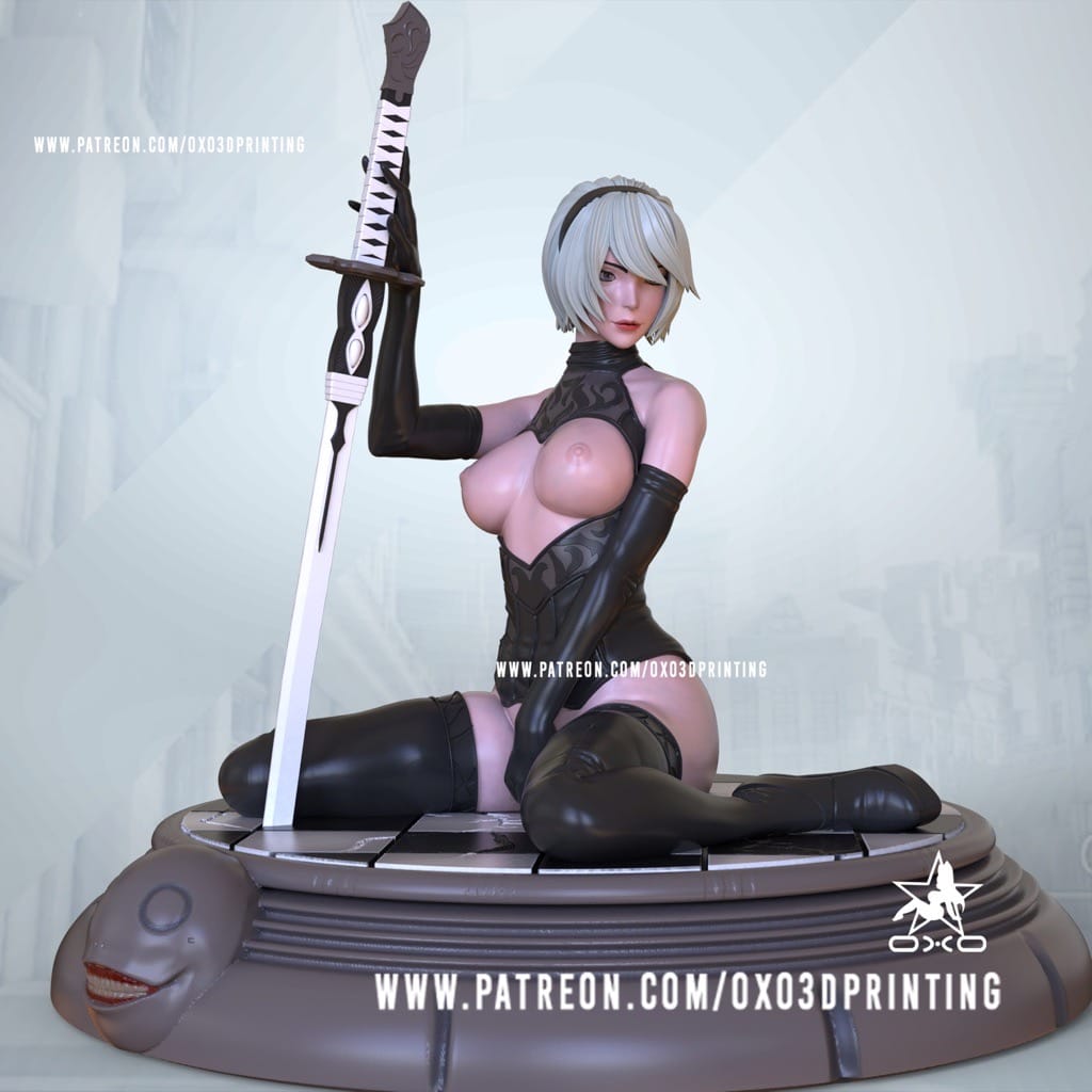 P站图纸印象馆 OXO3D 机械纪元 尼尔 OXO3D 机械纪元 尼尔