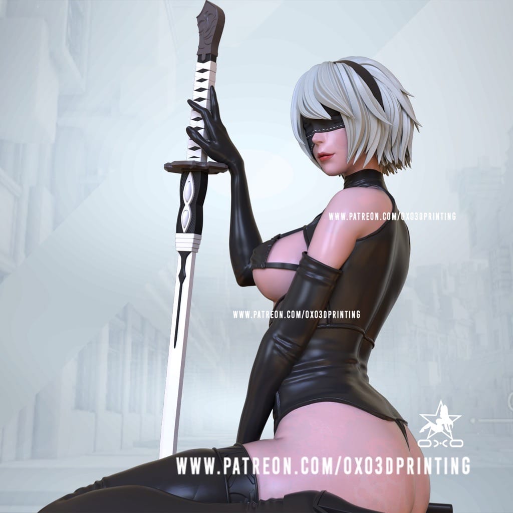 P站图纸印象馆 OXO3D 机械纪元 尼尔 OXO3D 机械纪元 尼尔