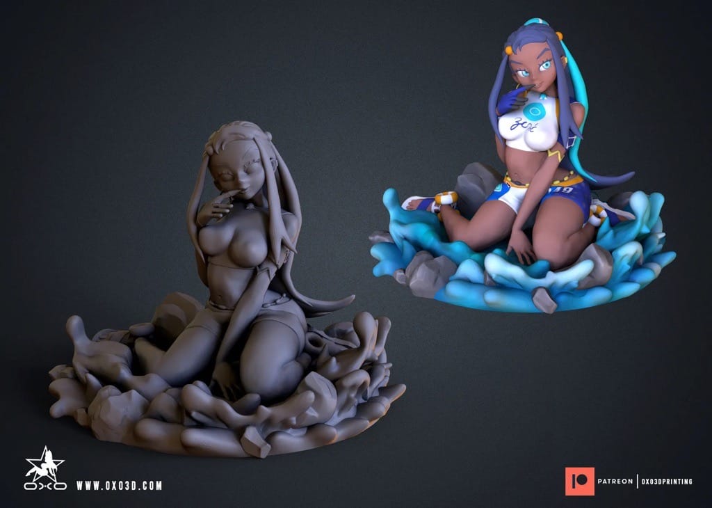 P站图纸印象馆 OXO3D 精灵宝可梦 露璃娜 OXO3D 精灵宝可梦 露璃娜