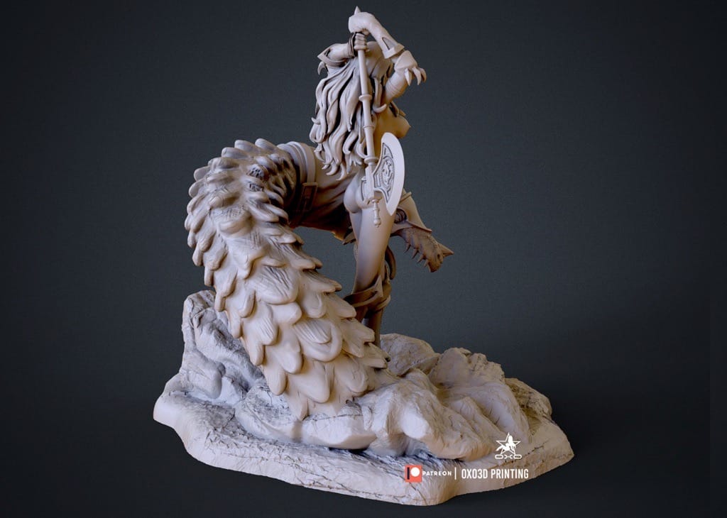 P站图纸印象馆 OXO3D 火焰纹章英雄 卡米拉 OXO3D 火焰纹章英雄 卡米拉