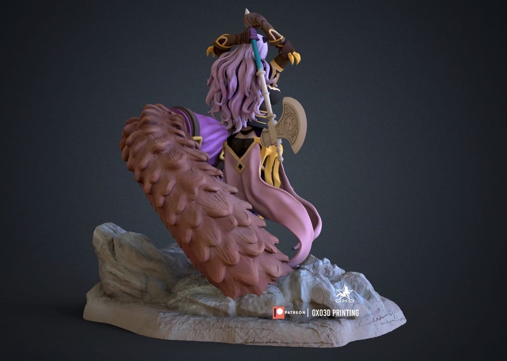 P站图纸印象馆 OXO3D 火焰纹章英雄 卡米拉 OXO3D 火焰纹章英雄 卡米拉