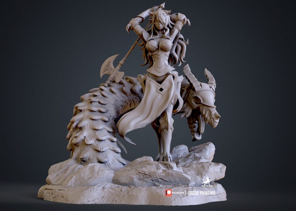 P站图纸印象馆 OXO3D 火焰纹章英雄 卡米拉 OXO3D 火焰纹章英雄 卡米拉