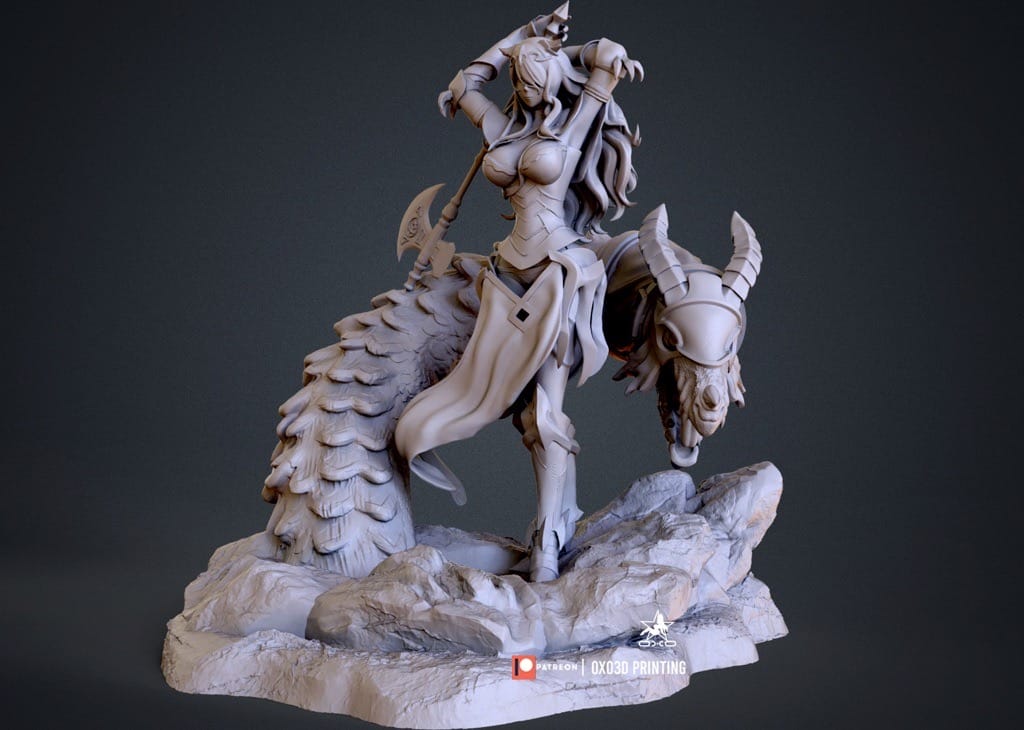 P站图纸印象馆 OXO3D 火焰纹章英雄 卡米拉 OXO3D 火焰纹章英雄 卡米拉