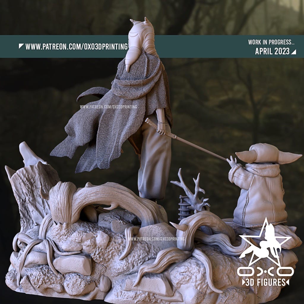 P站图纸印象馆 OXO3D 星球大战 阿索卡 OXO3D 星球大战 阿索卡