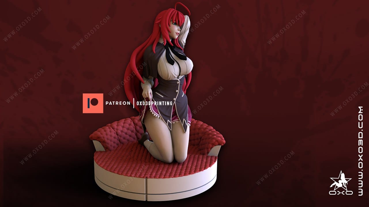 P站图纸印象馆 OXO3D 恶魔高校D×D 莉雅丝·吉蒙里 OXO3D 恶魔高校D×D 莉雅丝·吉蒙里