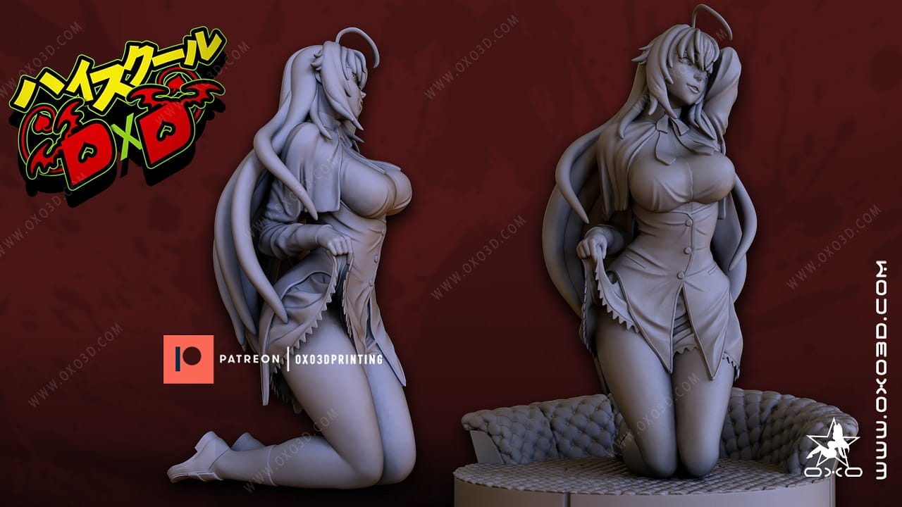 P站图纸印象馆 OXO3D 恶魔高校D×D 莉雅丝·吉蒙里 OXO3D 恶魔高校D×D 莉雅丝·吉蒙里
