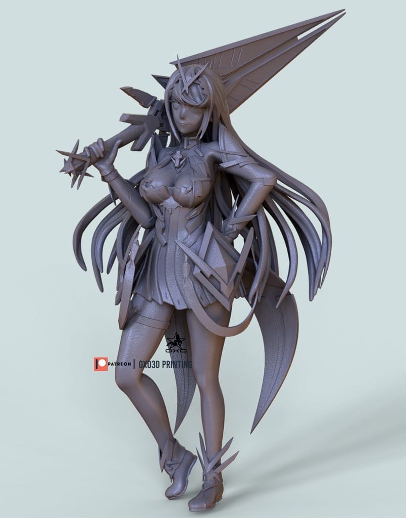 P站图纸印象馆 OXO3D 异度之刃 光 OXO3D 异度之刃 光