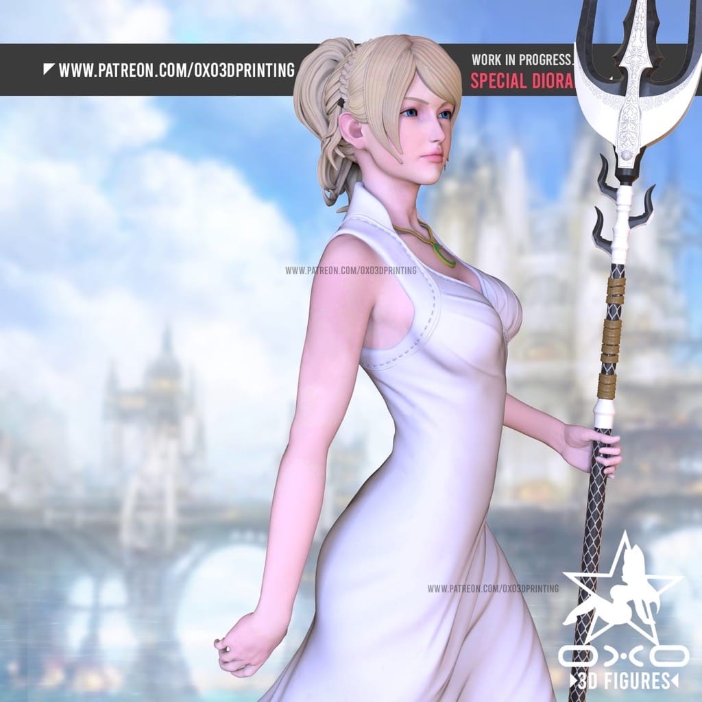 P站图纸印象馆 OXO3D 最终幻想 露娜和诺克提斯 OXO3D 最终幻想 露娜和诺克提斯