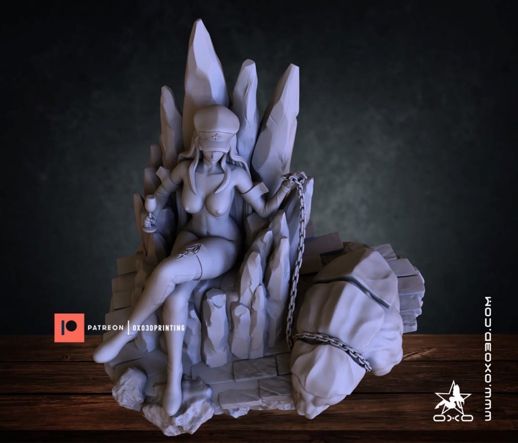 P站图纸印象馆 OXO3D 斩·赤红之瞳 艾斯德斯 OXO3D 斩·赤红之瞳 艾斯德斯