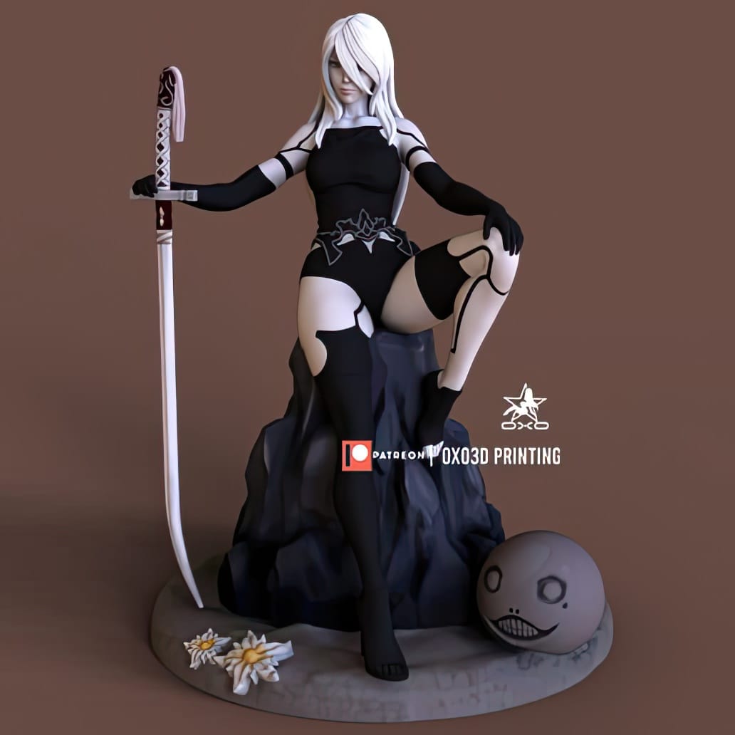 P站图纸印象馆 OXO3D 机械纪元 尼尔 OXO3D 机械纪元 尼尔