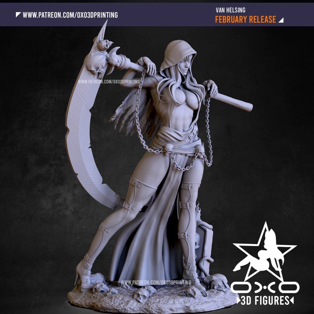 P站图纸印象馆 OXO3D 凡妮莎海辛 OXO3D 凡妮莎海辛